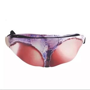 Fanny Pack Cheeky Daisy Dukes Novelty Belly Bag Belt Bag
